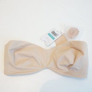 *NWT* Beige Strapless Bra Size 36C